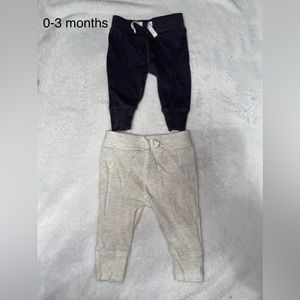 Set of 2 0-3 Month Pants